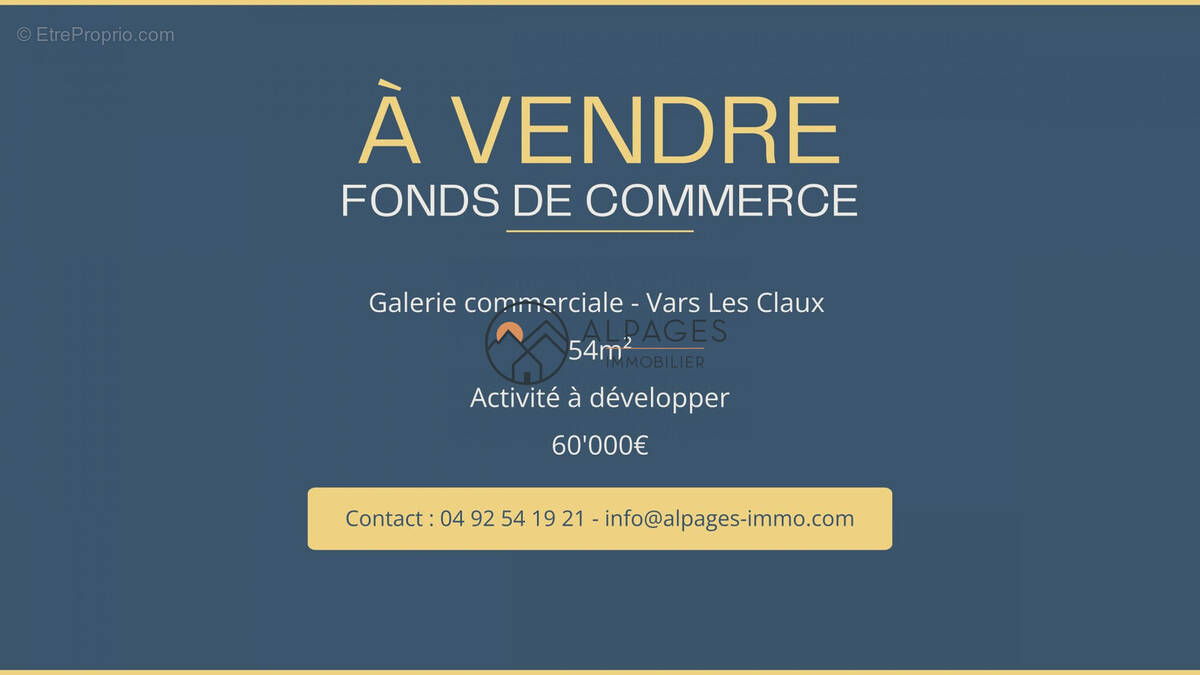 Commerce à VARS
