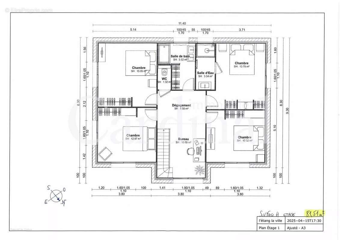 Terrain à L&#039;ETANG-LA-VILLE