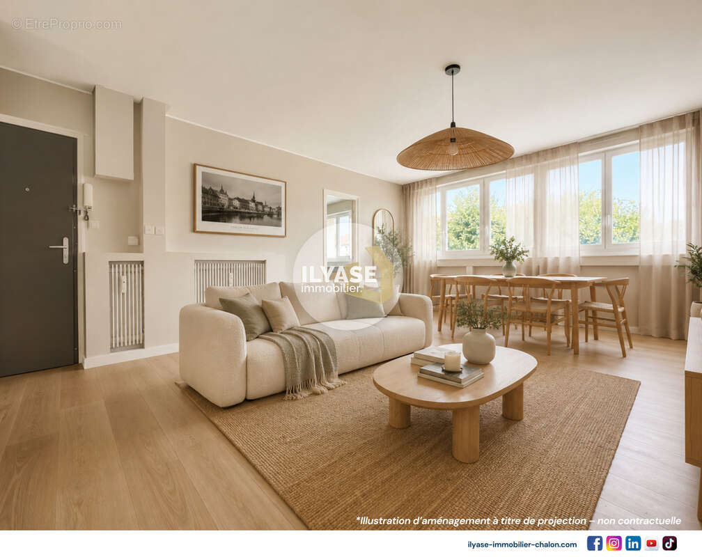 Appartement T3  2 CH  67m2 - photo 3