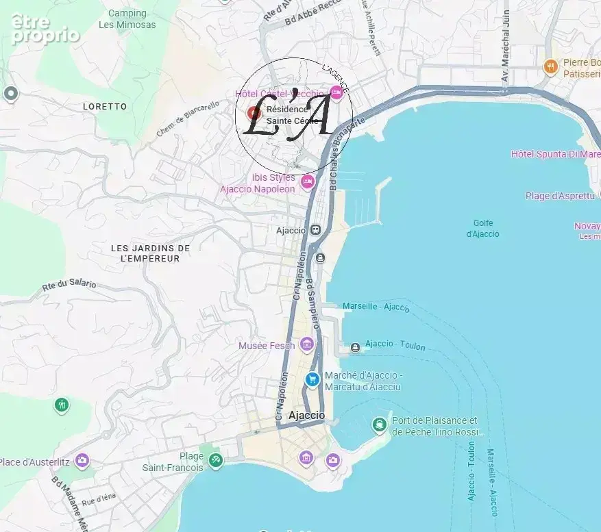 Ajaccio – t2 36 m² climatisé – terrasse – aperçu mer - photo 11