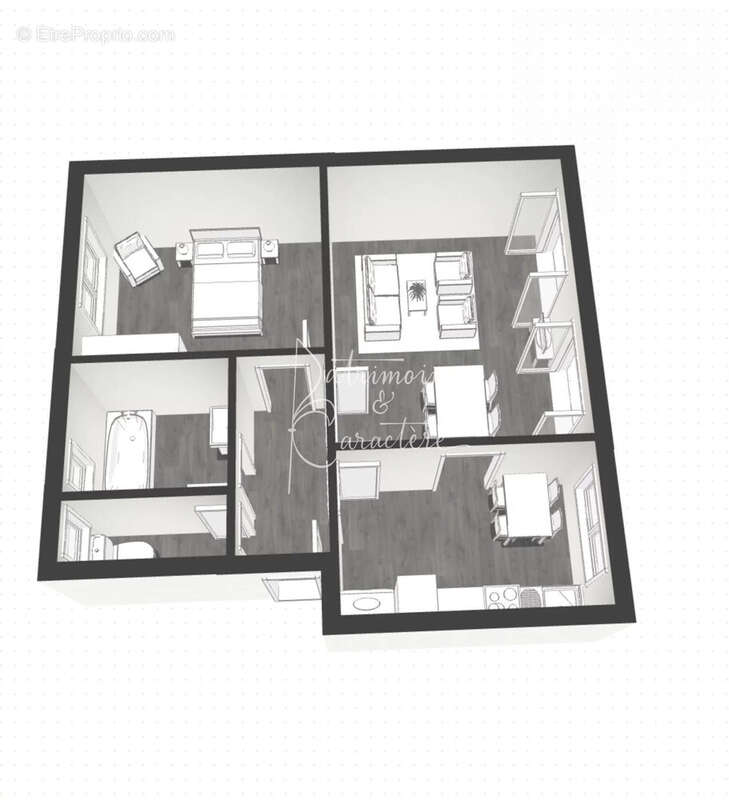 Appartement 45 m² à Vannes  - photo 8
