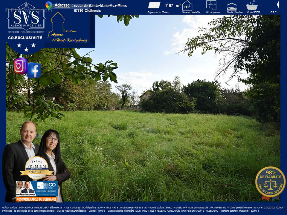 Terrain à CHATENOIS