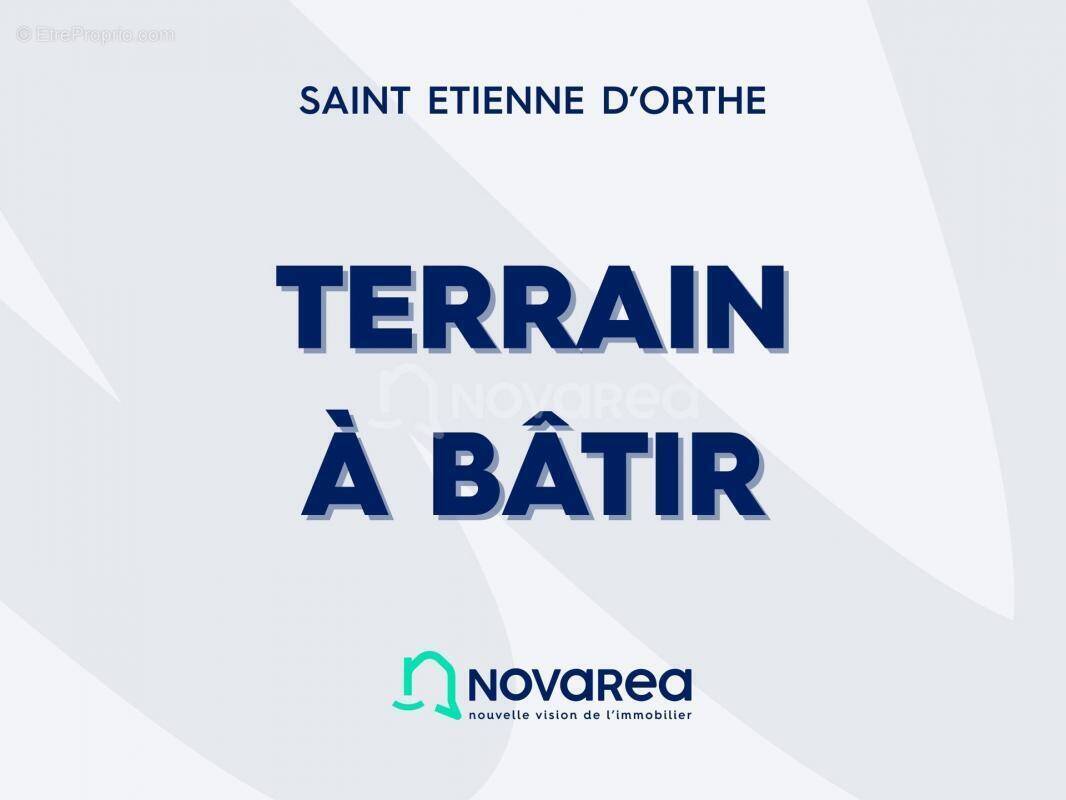 Terrain à SAINT-ETIENNE-D&#039;ORTHE