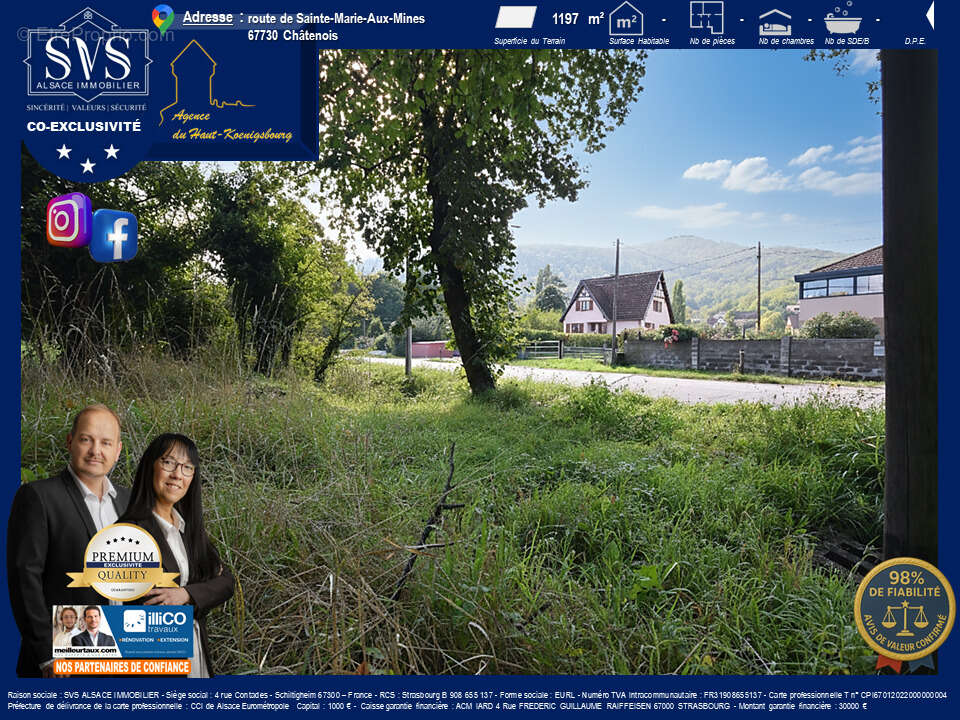 Terrain à CHATENOIS