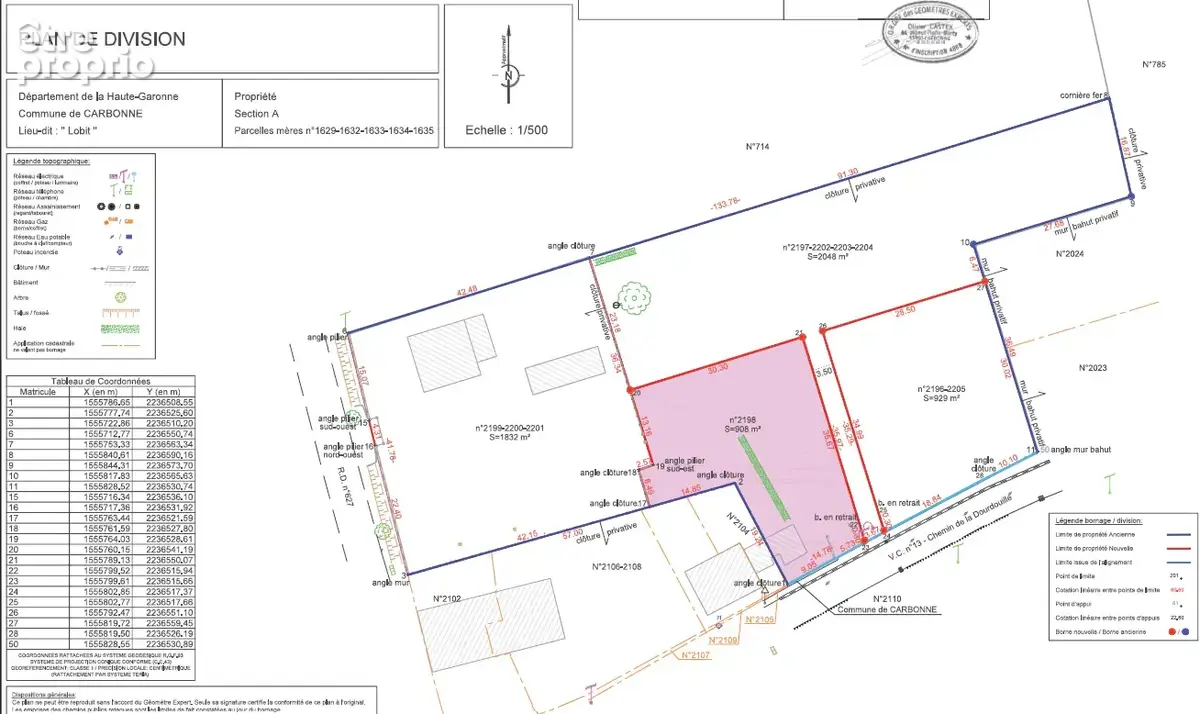 CARBONNE - Terrain constructible de 908m2 à fort potentiel - photo 3