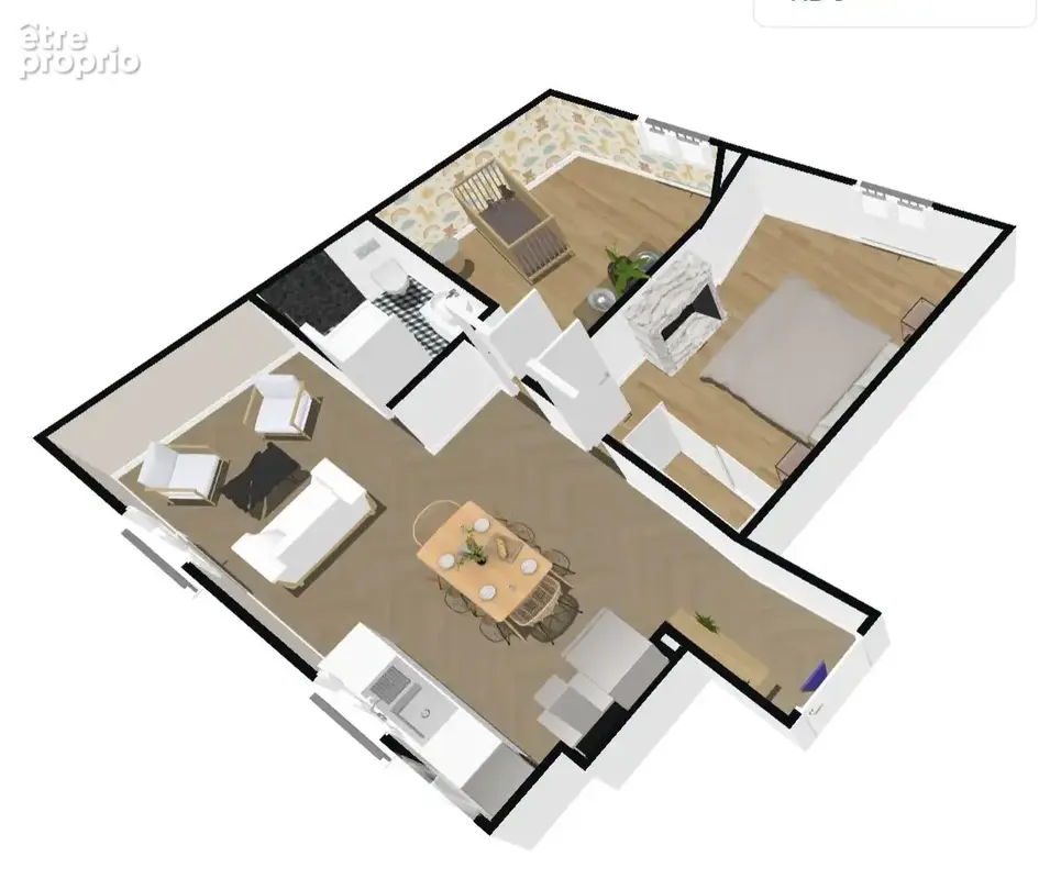 Appartement 3 pièces 45 m² à vendre à Lyon-7e (69007) - photo 3