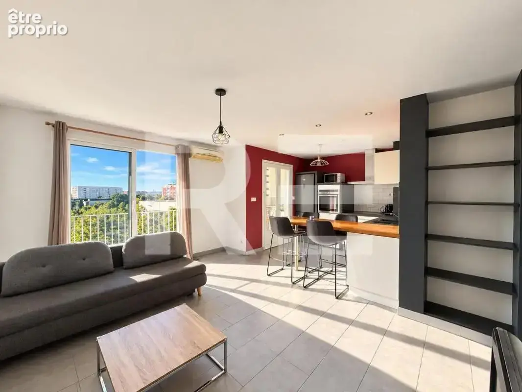 Appartement p3 55m2 avec terrasse cave et stationement a nimes secteur capouchine jean jaures - photo 6
