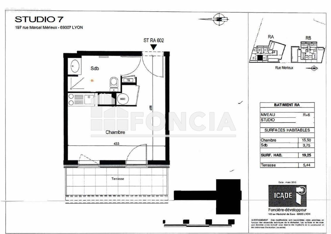 Appartement à LYON-7E