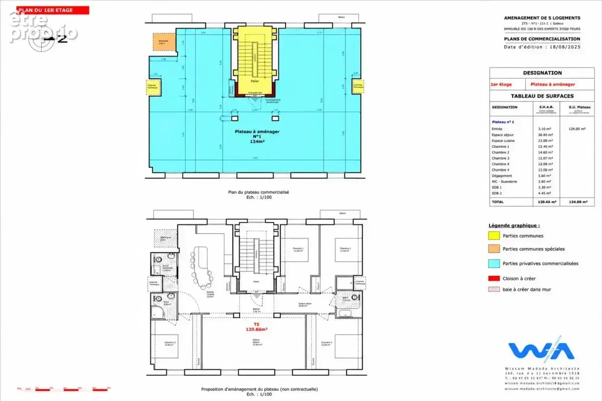 Appartement à TOURS