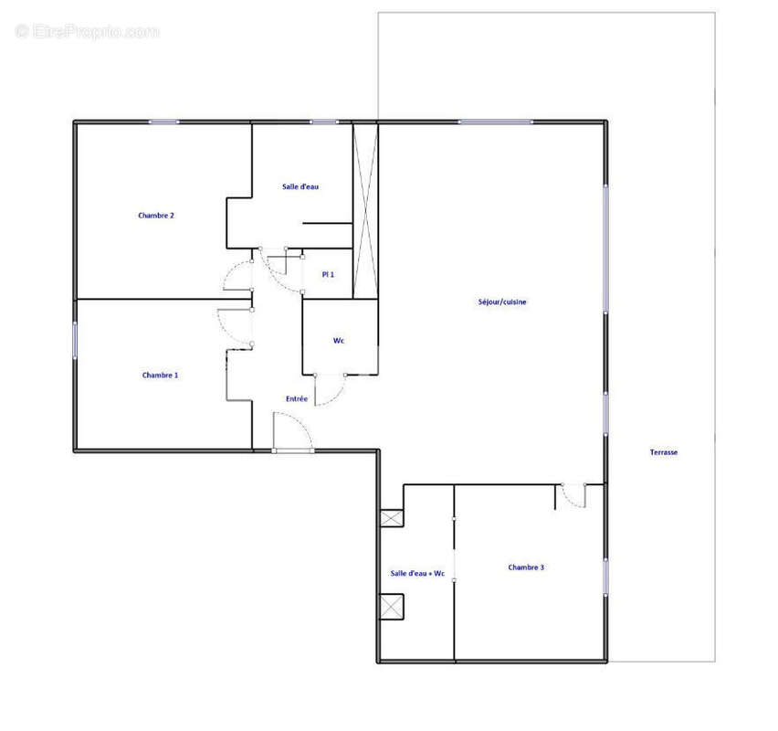 Appartement à LAISSAUD