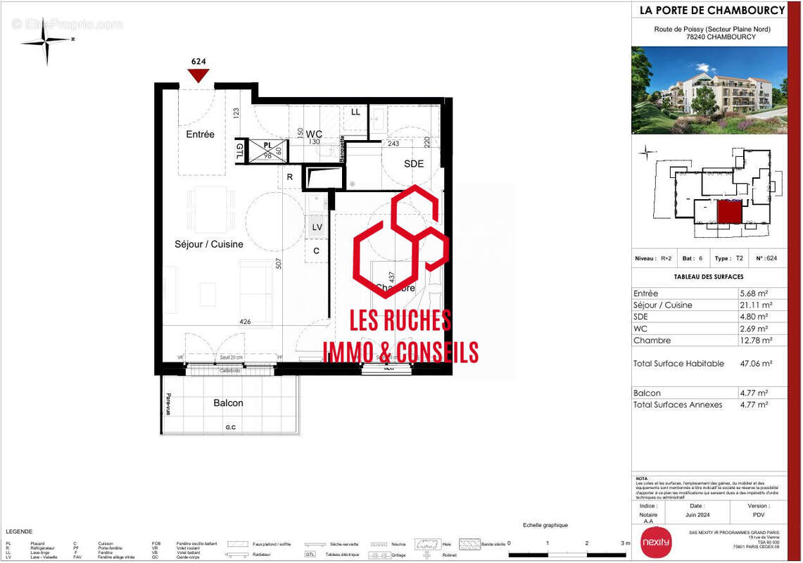 Appartement à CHAMBOURCY