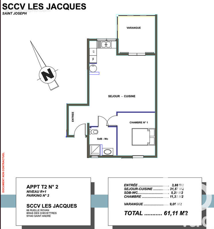 Photo 7 - Appartement à SAINT-JOSEPH