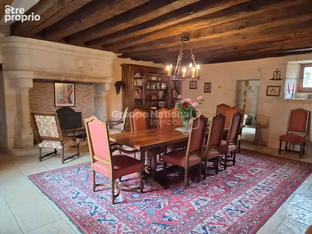 Maison de caractère XVème rénovée; 192 m² ; 5 ch;  Terrain 2 566 m² sans vis-à-vis - photo 4