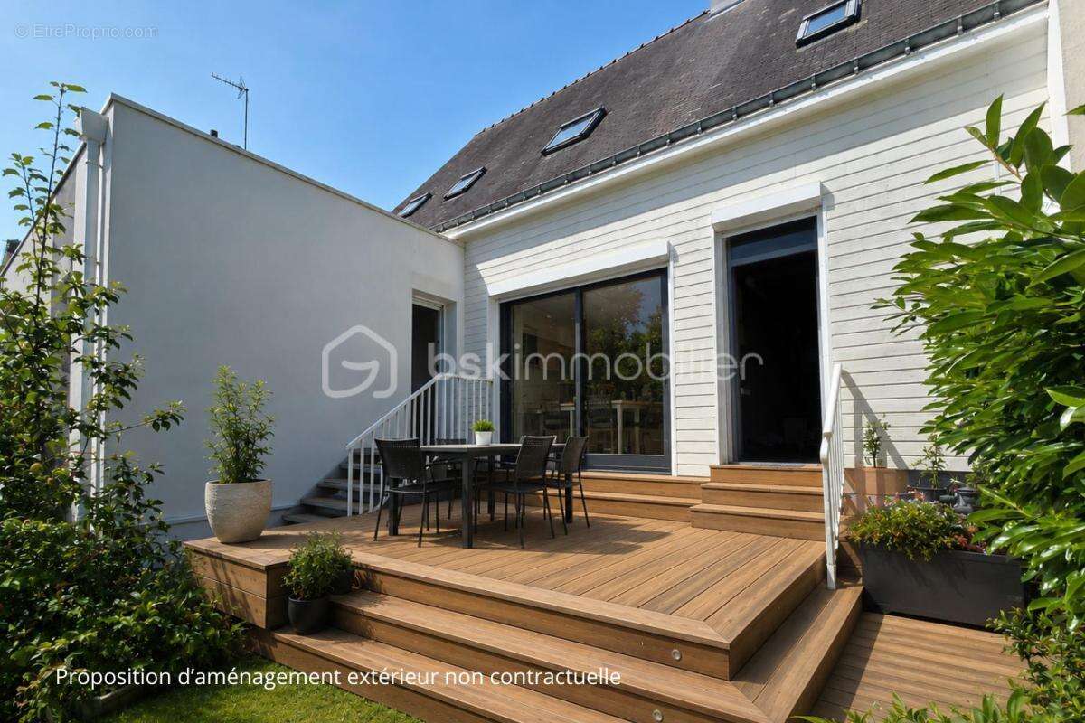 Lorient – Maison familiale de 124,50 m² avec vie de plain-pied, quatre chambres, Garage et Jardin - photo 5