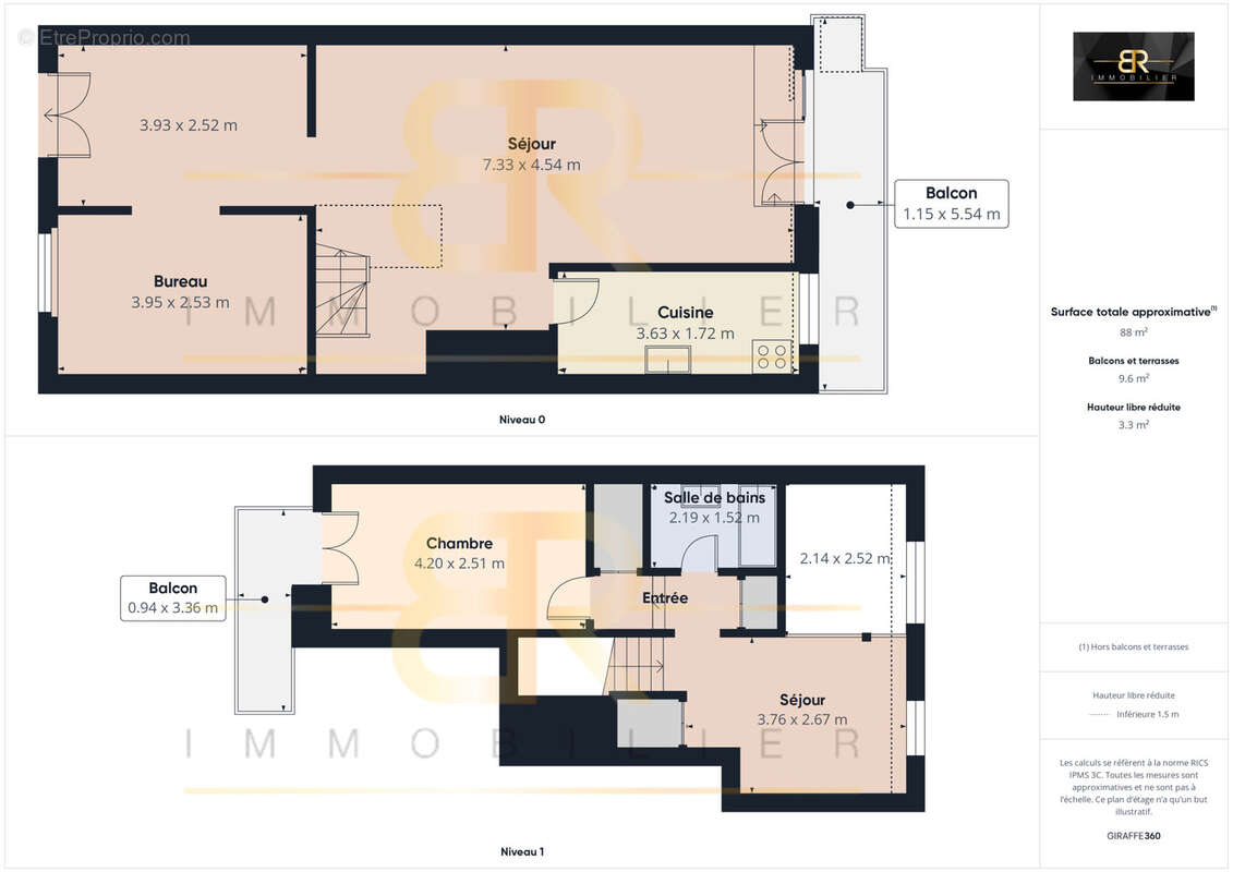 Appartement à PARIS-15E
