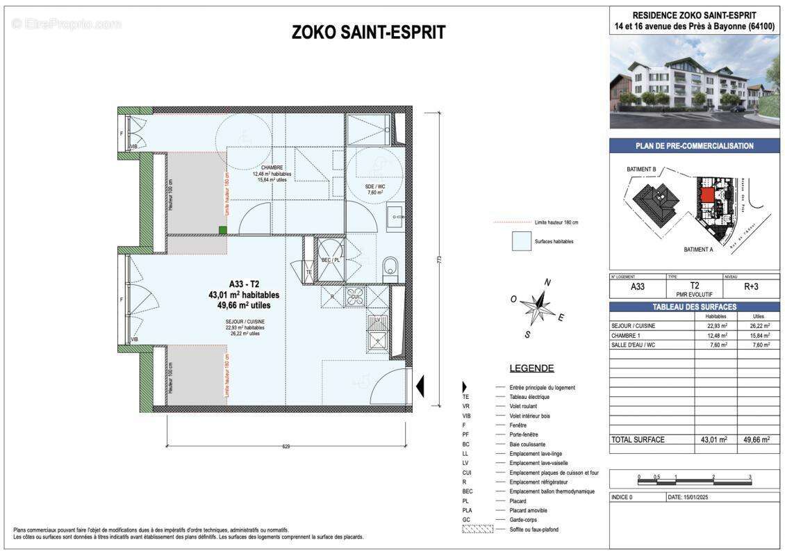 Appartement à BAYONNE