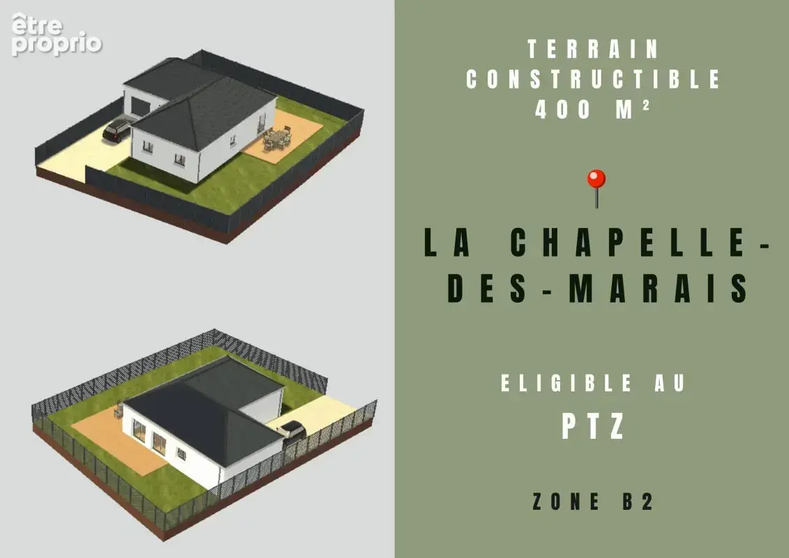 Terrain constructible -la chapelle-des-marais - proche bourg - photo 6