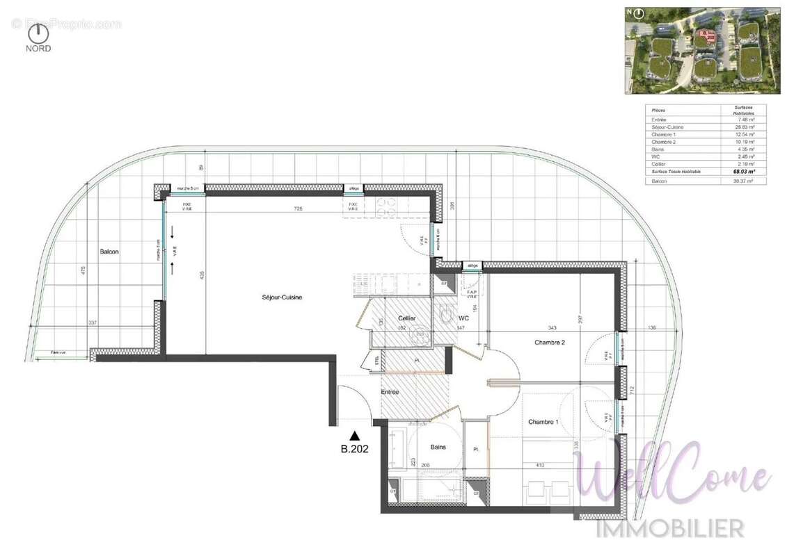Appartement à GRESY-SUR-AIX
