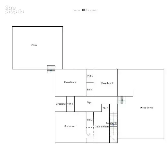 Maison 115m² - parcelle de 710m² + 3 chambres + 1 chambre/atelier + 2 garages (2 voitures + 1 camping-car) - photo 2