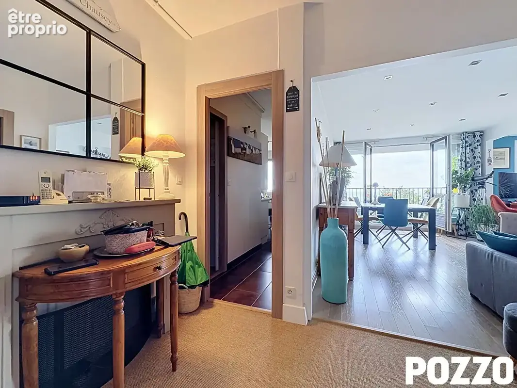 Appartement donville les bains 3 pièce(s) 92 m2 - bel appartement rénové avec vue mer et garage - photo 8