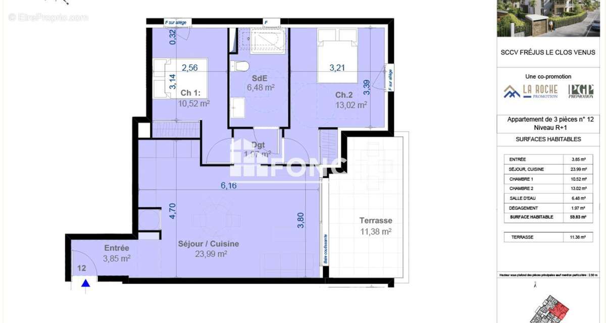 Appartement à FREJUS