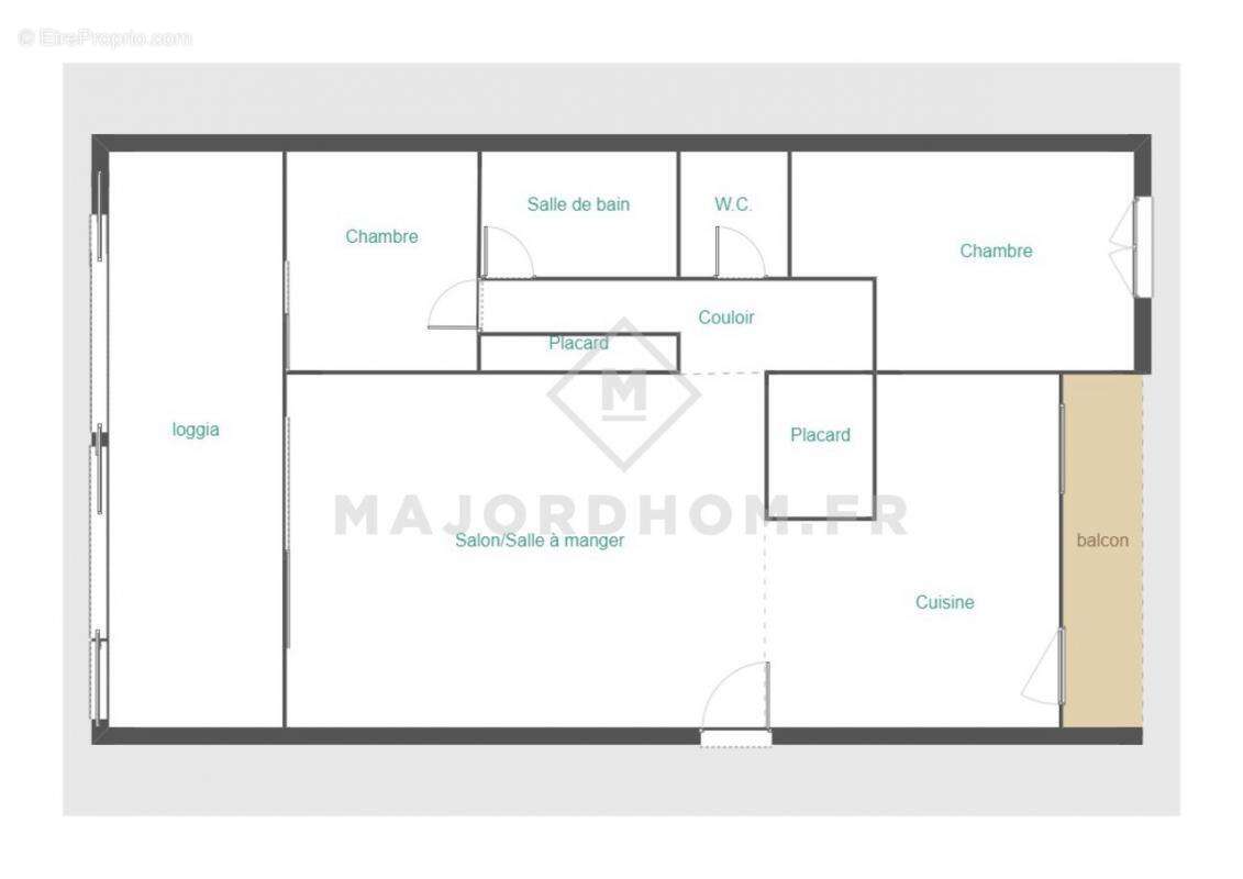 Appartement à MARSEILLE-7E
