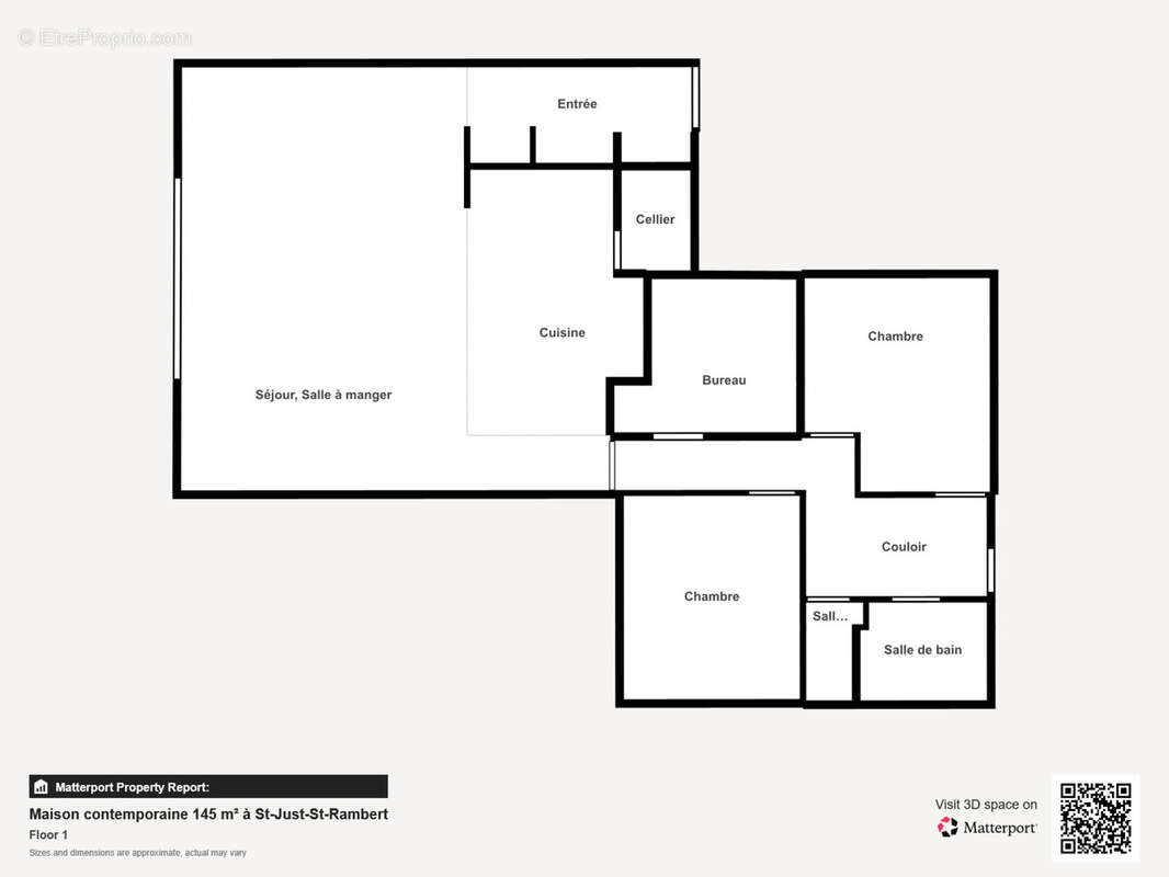St-Just-St-Rambert, maison d'architecte 147 m², 4 chambres, garage double sur terrain de 985 m² - photo 56
