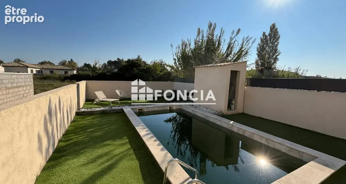 Entraigues-sur-la-Sorgue – Maison contemporaine 2021 type 5 avec piscine et jardin 300 m² - photo 2