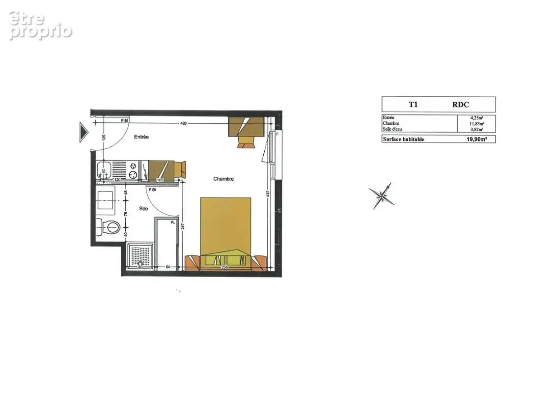 Appartement 1 pièce 20 m² à vendre à Nantes (44000) - photo 2