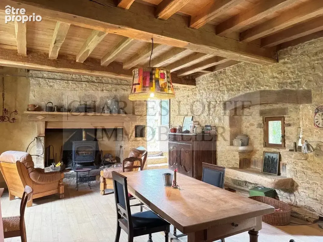Charmante maison de village en pierre avec terrain arboré de 2400 m² - photo 6