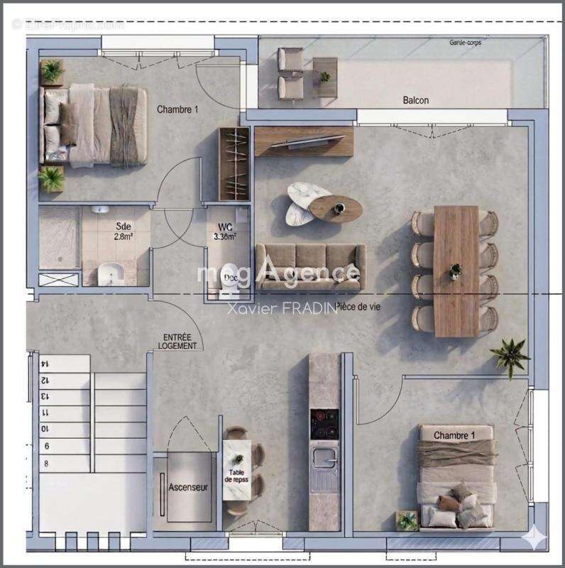 Appartement à SAINT-GILLES-CROIX-DE-VIE