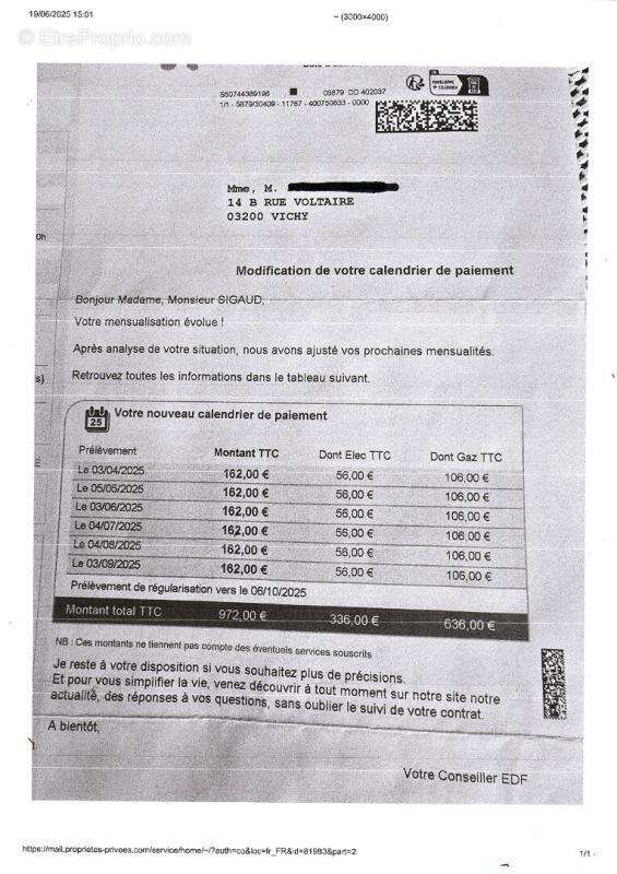 Appartement à VICHY