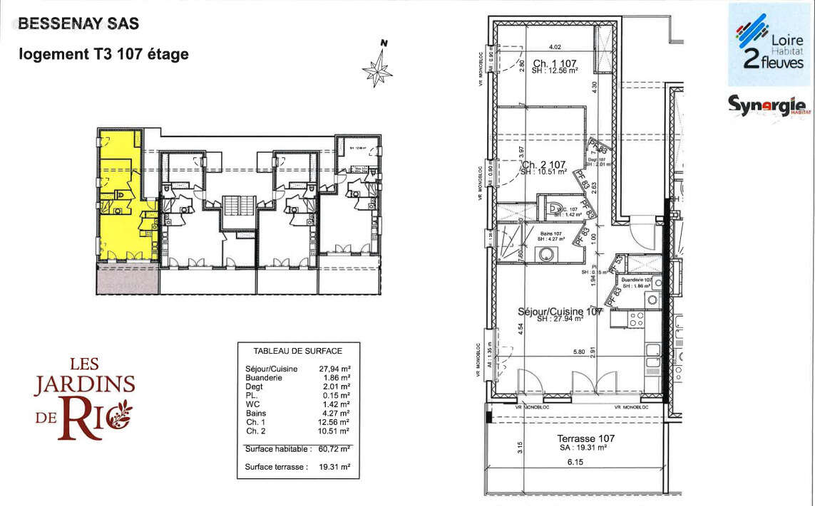 Appartement à MONTBRISON