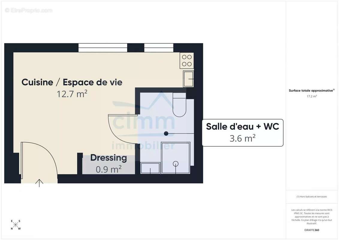Appartement à LE RHEU