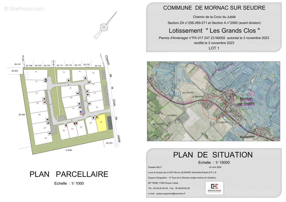 Terrain de 343 m2 viabilisé lot 1 - photo 3