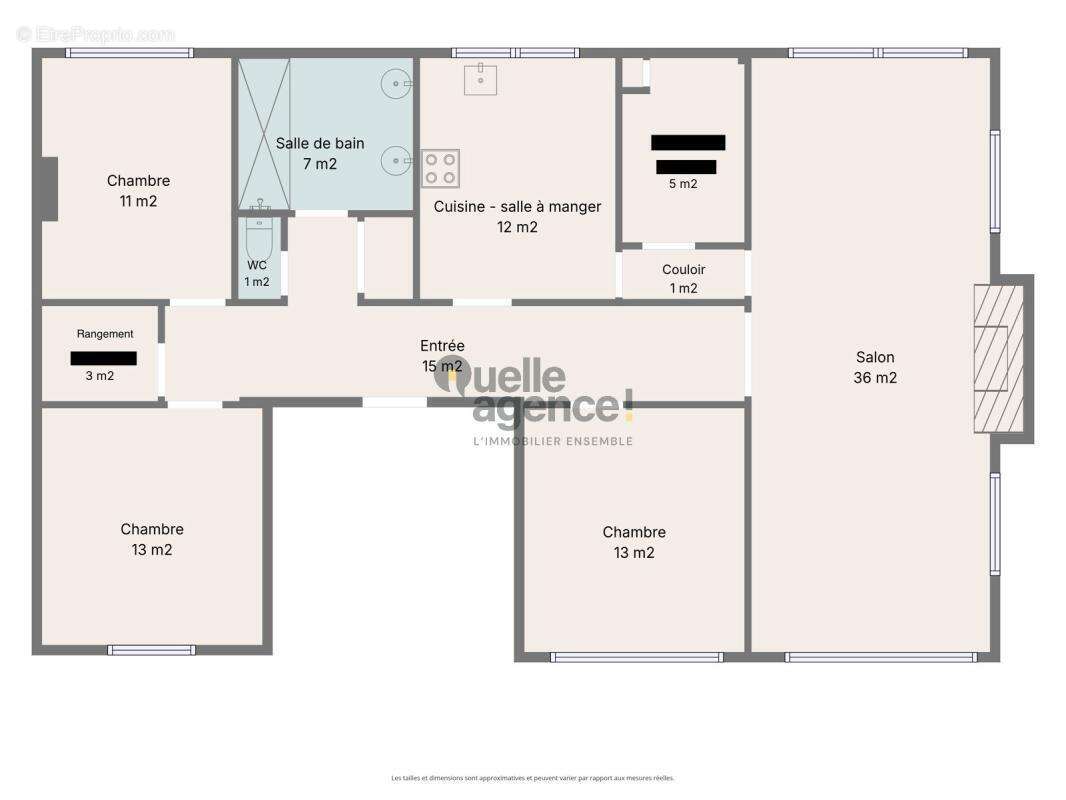 Appartement de caractère de 117 m² avec jardin privatif, garage/box et cave – Quartier Saint-Marc - photo 9