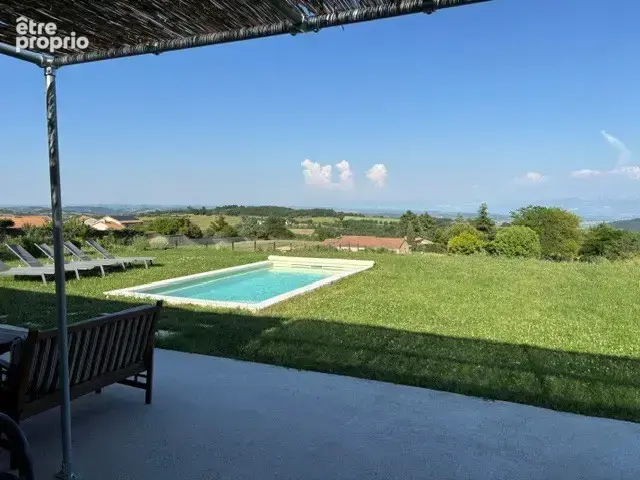 Maison rénovée avec piscine et vue exceptionnelle sur le Vercors et les Alpes   Saint-Jean-de-Muzols - photo 2