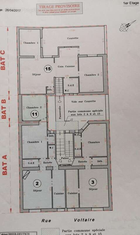 1ER ETAGE - Appartement à SAINT-OUEN
