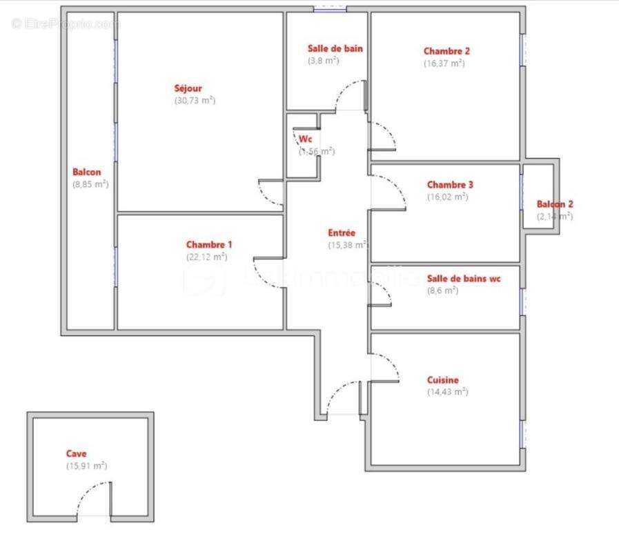 Appartement à AIX-LES-BAINS