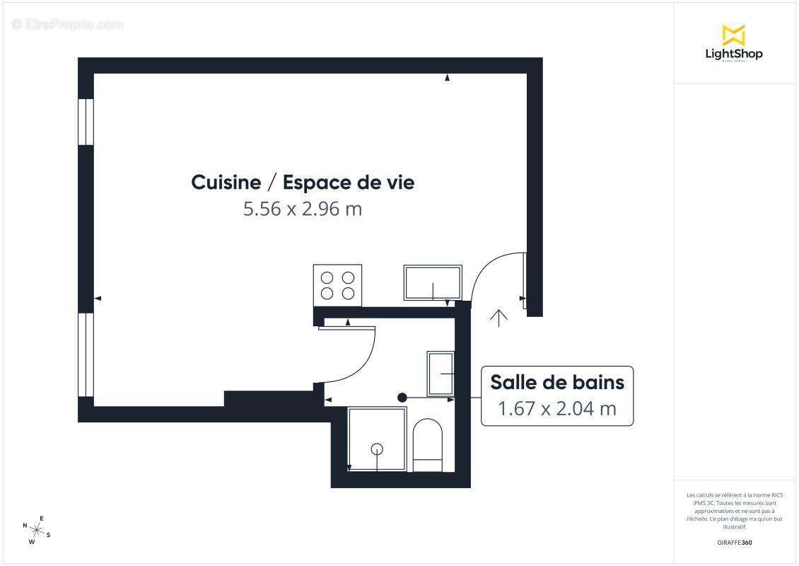 Appartement à PARIS-18E