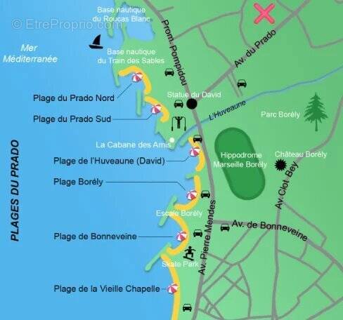 Appartement à MARSEILLE-8E