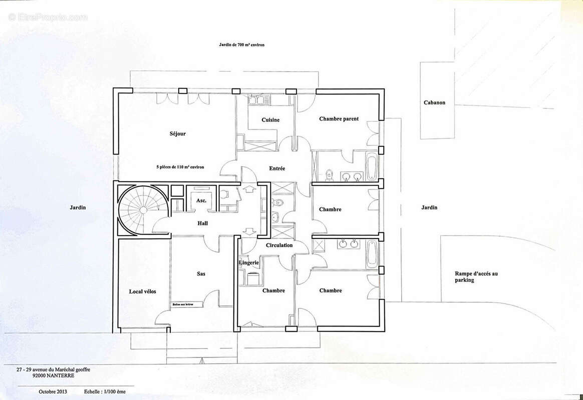 Appartement à NANTERRE