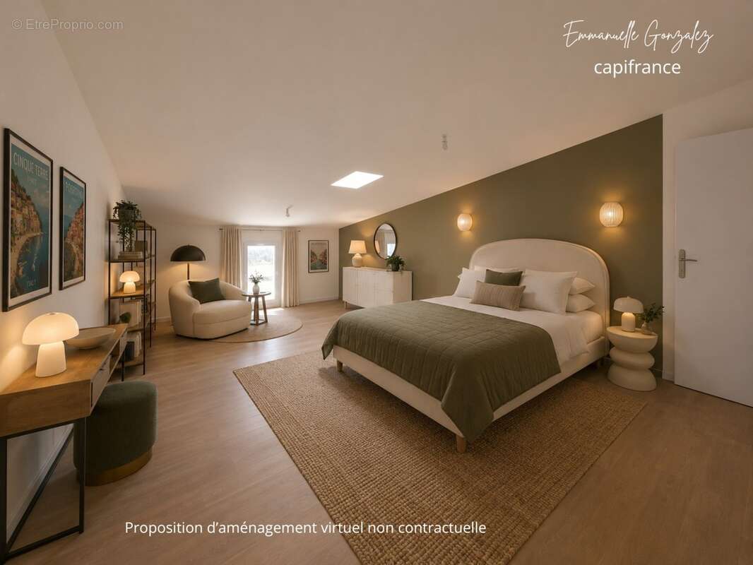 Maison de caractère entièrement rénovée 200m² avec 5 chambres ROUJAN (34) - photo 15