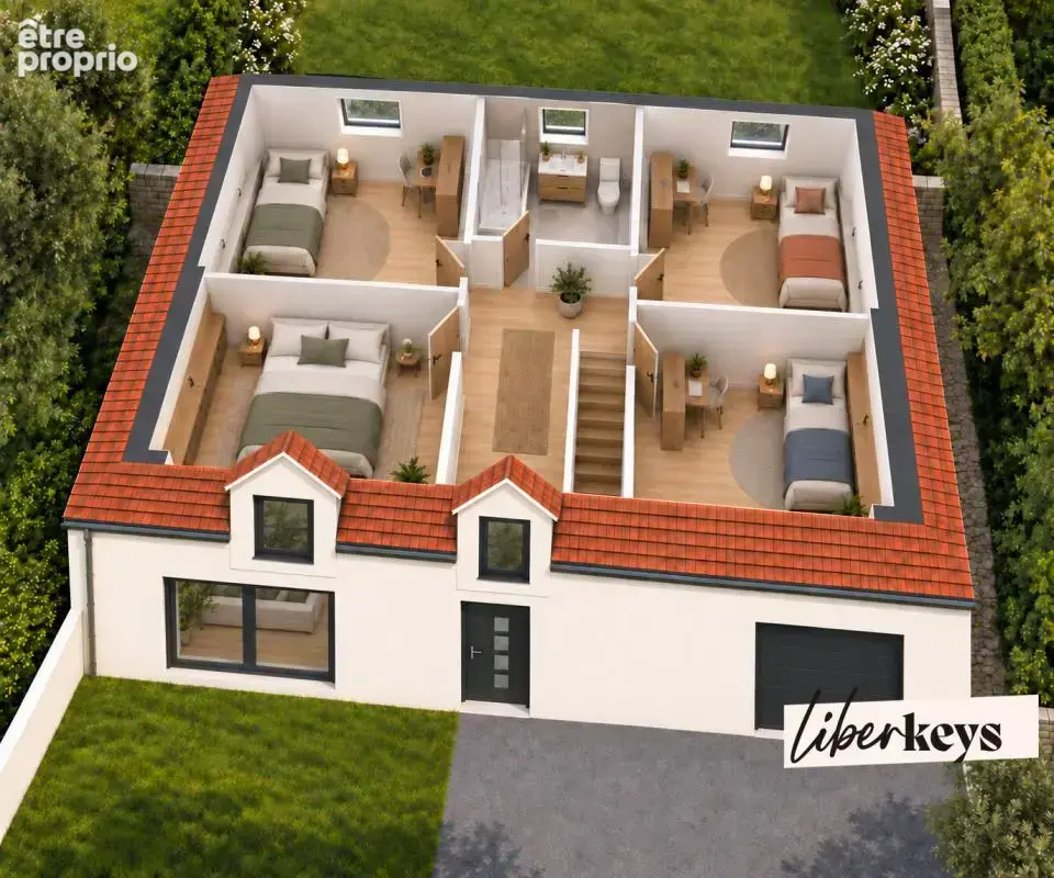 SONCHAMP - Proche Rambouillet / Terrain à bâtir 1069 m 2 avec projet  maison 4 chambres - photo 6