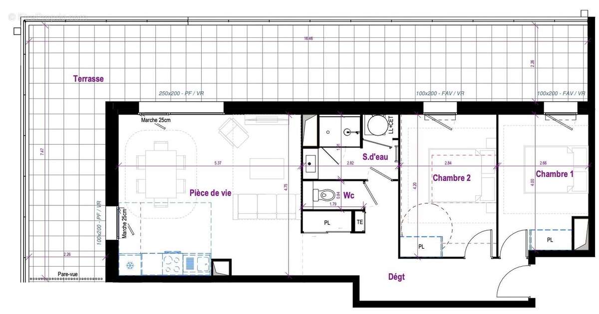Appartement à EQUEURDREVILLE-HAINNEVILLE