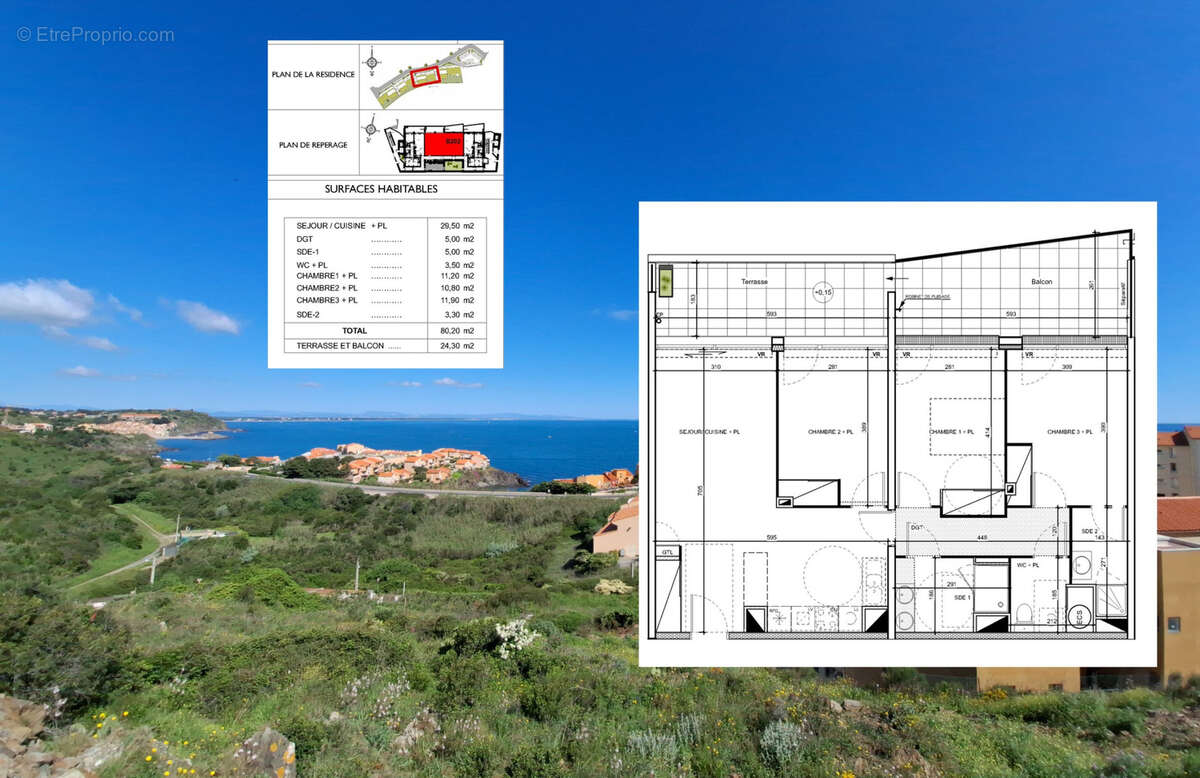 Appartement à PORT-VENDRES