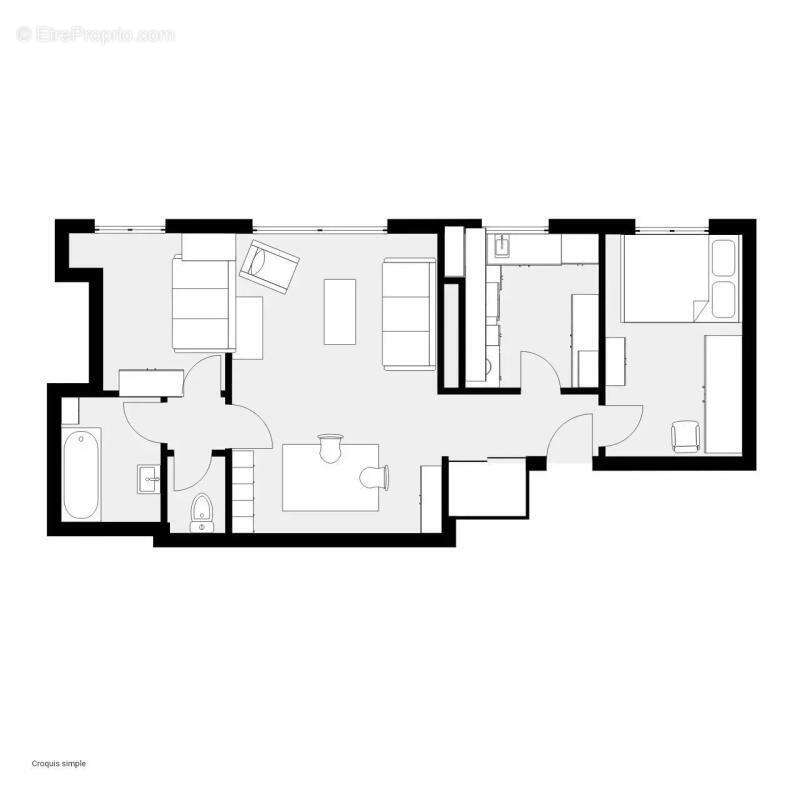 Appartement à PARIS-15E