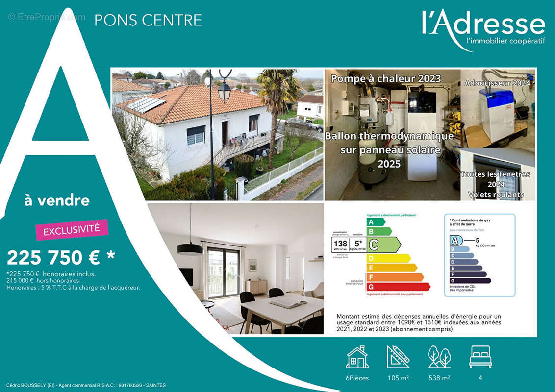Maison à PONS