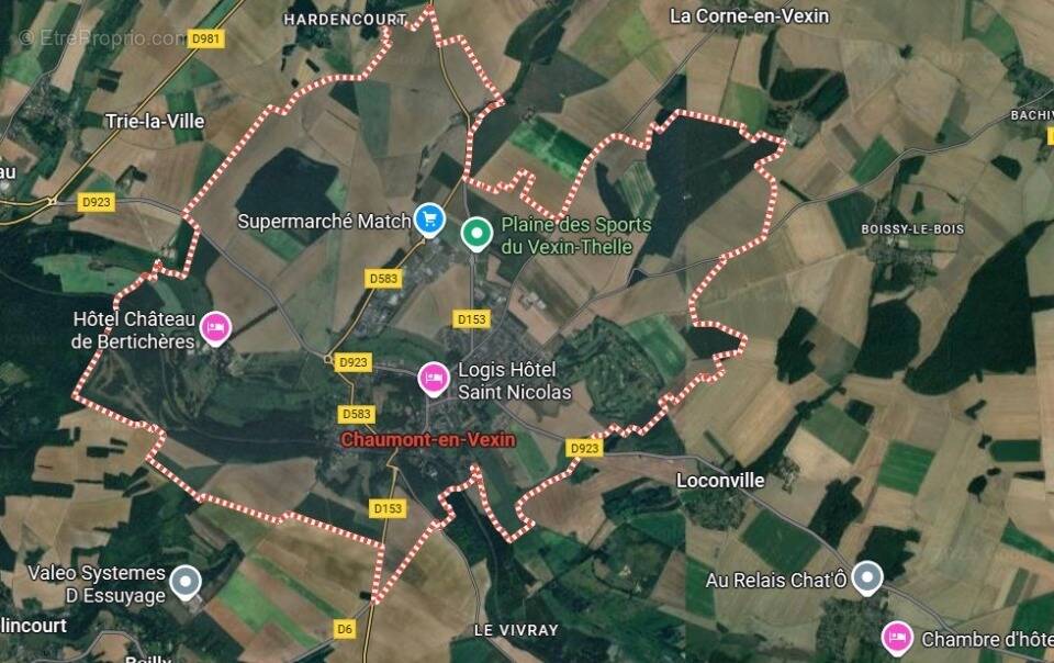 Terrain à CHAUMONT-EN-VEXIN