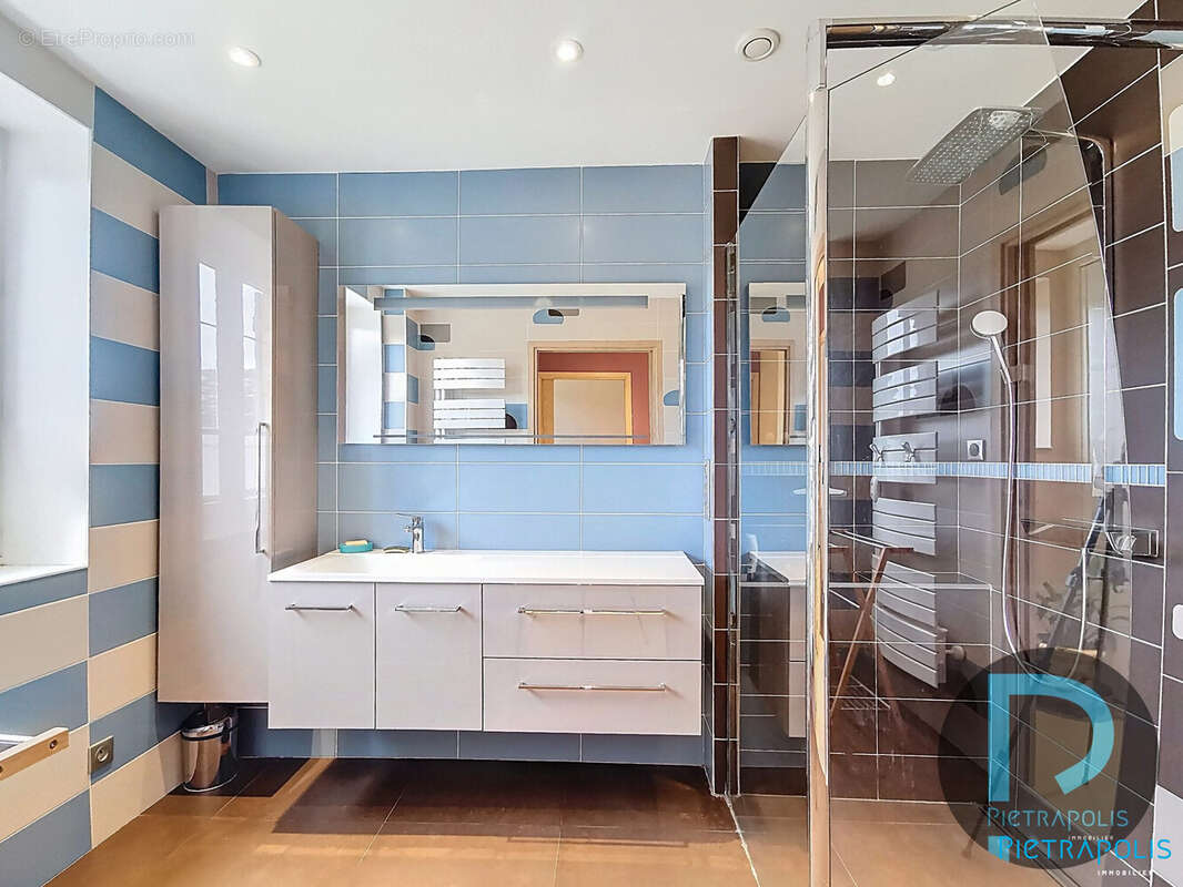 salle d eau récente rez-de-chaussée - Maison à CLUNY